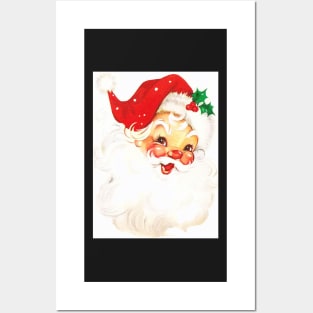 Jolly Vintage Santa Posters and Art